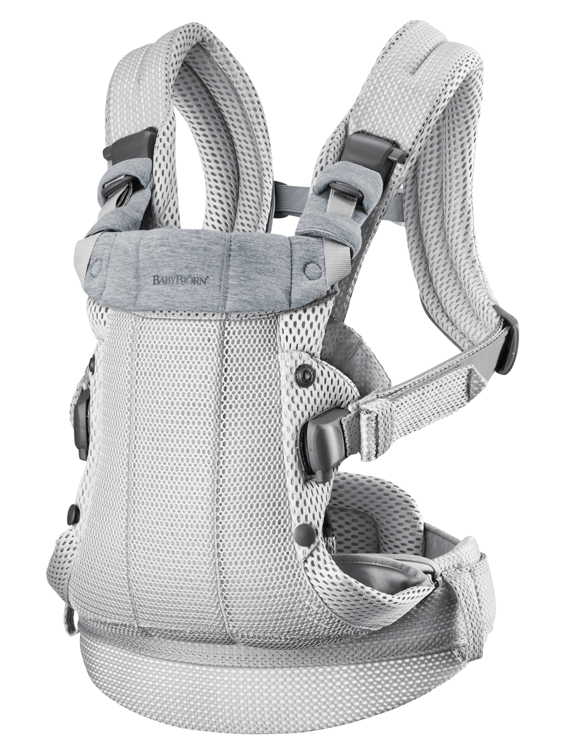 Porte-Bébé Harmony, Argent / Filet 3D