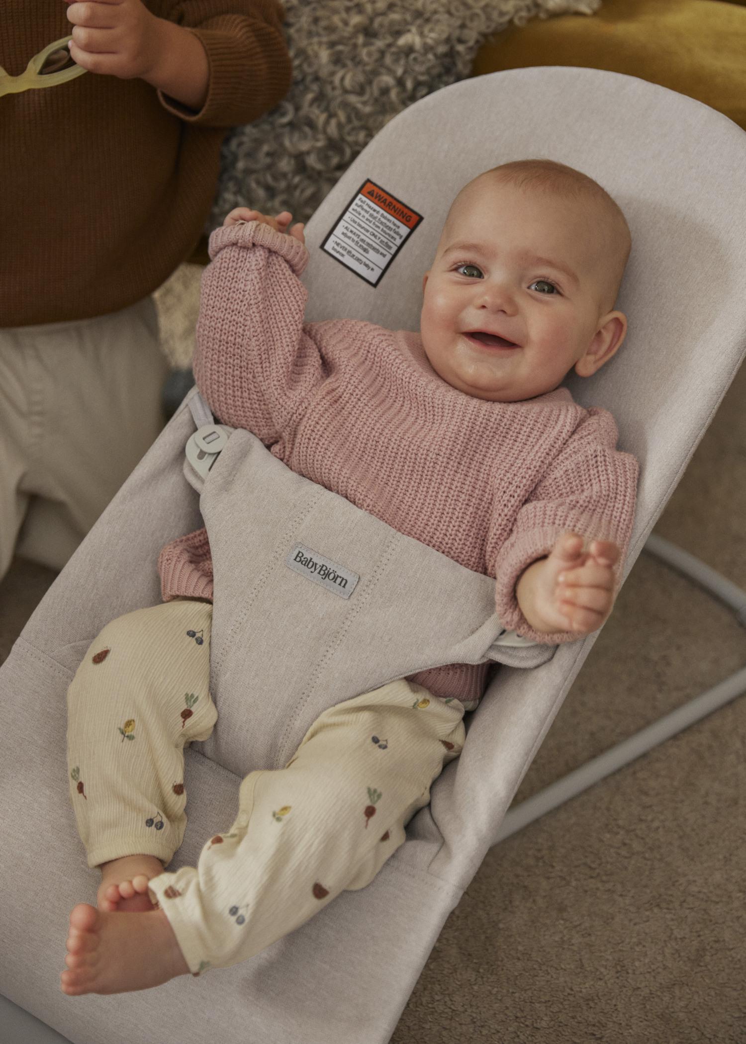 Bouncer Bliss in Beige Woven mélange - BabyBjörn