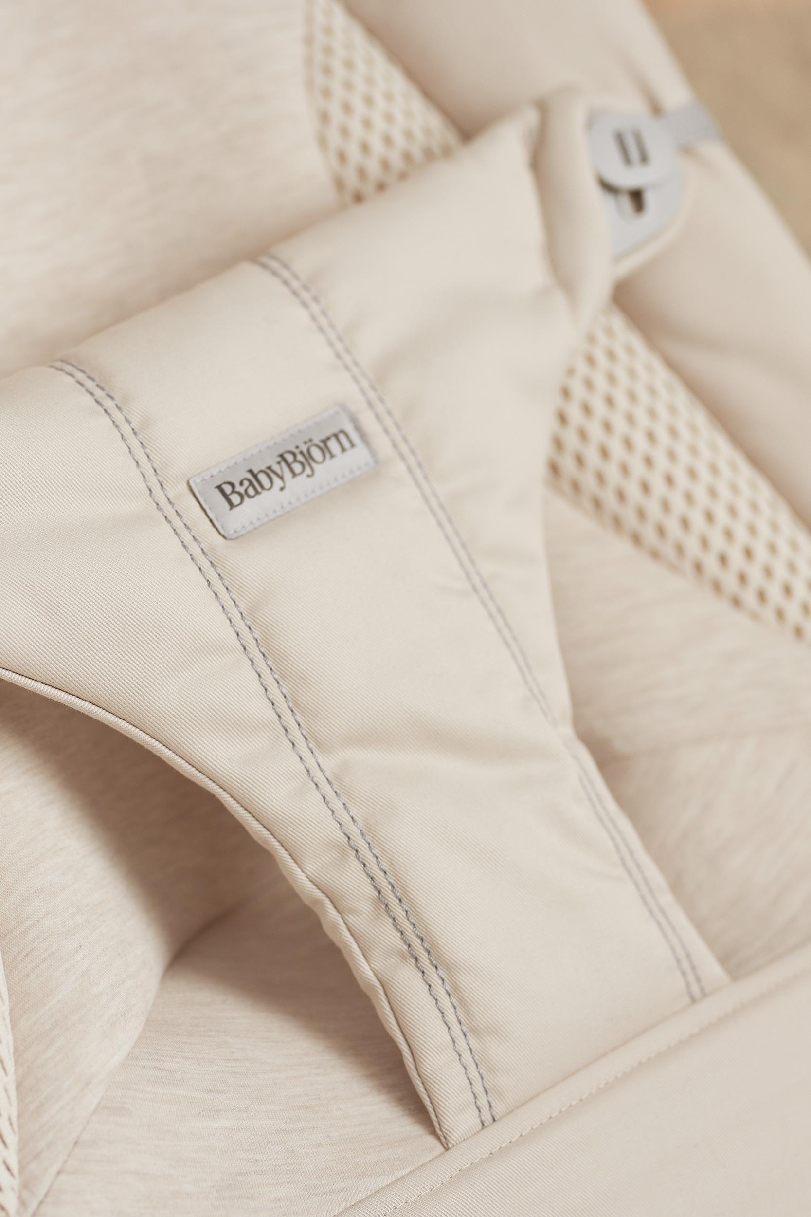 Bouncer Balance Soft in Light beige Woven/Jersey Trifabric - BabyBjörn